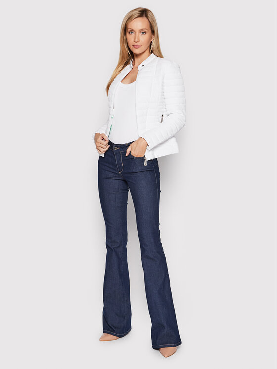 Guess Guess Átmeneti kabát Vona W2YL1I W6NW2 Fehér Slim Fit