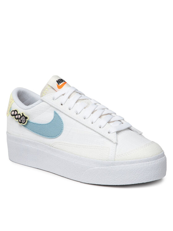 Nike Nike Sneakersy Blazer Low Platform Se DJ6376 100 Bílá