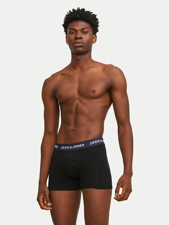 Jack&Jones Jack&Jones Set od 5 pari bokserica 12254366 Crna