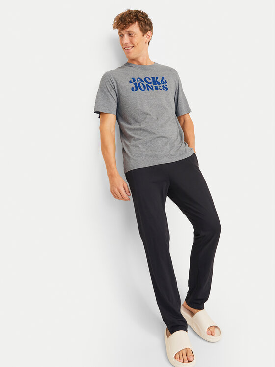 Jack&Jones Jack&Jones Pidžama Elton 12266998 Siva Standard Fit