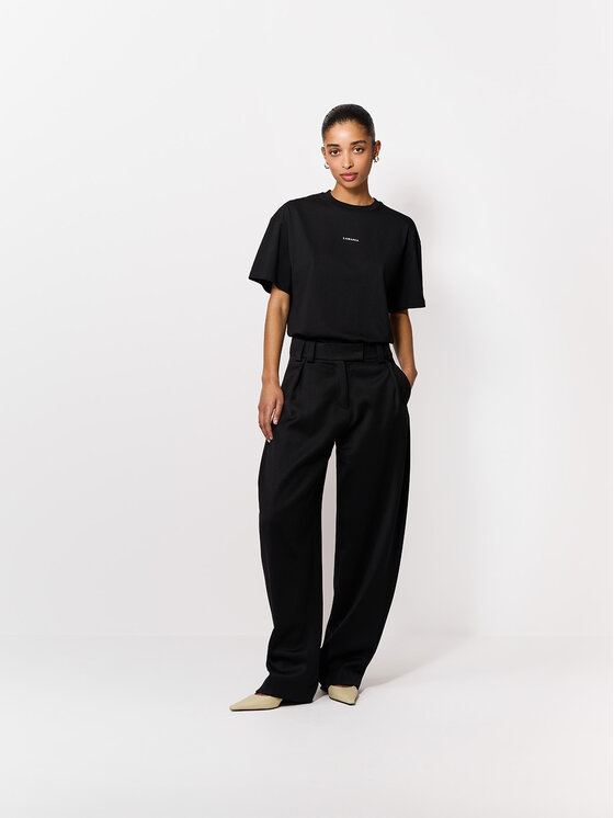 La Mania La Mania T-Shirt RIHO Czarny Basic Fit