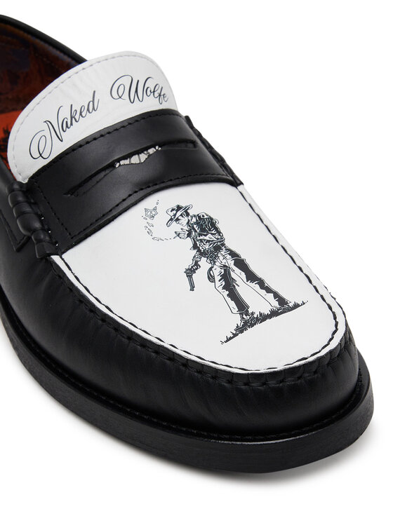 Naked Wolfe Naked Wolfe Mokassins Riviera Schwarz
