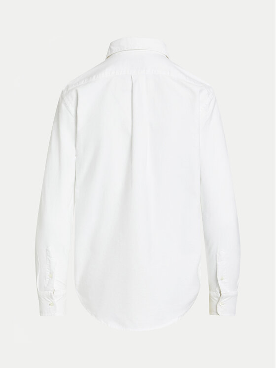 Polo Ralph Lauren Polo Ralph Lauren Marškiniai 211970736001 Balta Relaxed Fit