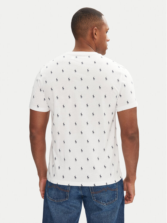 Polo Ralph Lauren Polo Ralph Lauren T-Shirt 714899612001 Biały Regular Fit