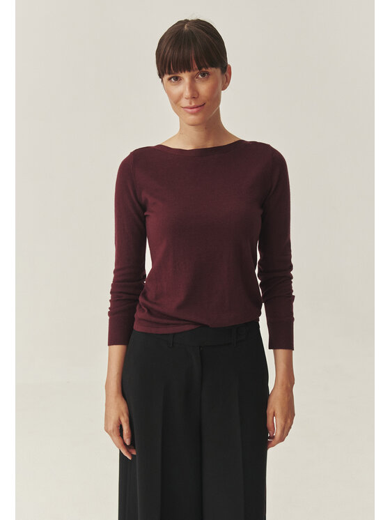 TATUUM TATUUM Svetr MOSS Bordó Classic Fit