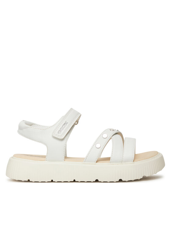 Geox Geox Σανδάλια J Sandal Kodette Gir J45DBI 0003W C1000 D Λευκό