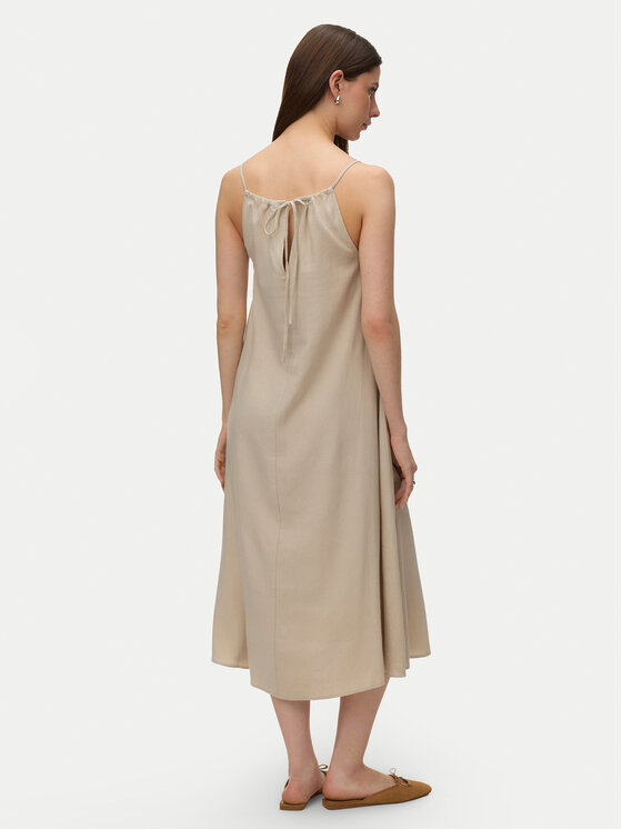 Vero Moda Vero Moda Rochie de vară Emilo 10340519 Bej Loose Fit