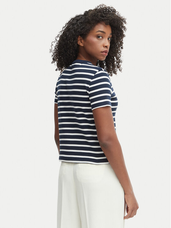 Tommy Hilfiger Tommy Hilfiger Bluză WW0WW48709 Bleumarin Slim Fit