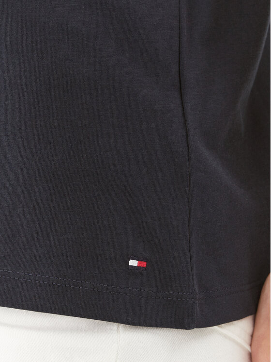 Tommy Hilfiger Tommy Hilfiger T-shirt Heritage Graphic Tee WW0WW24967 Tamnoplava Regular Fit