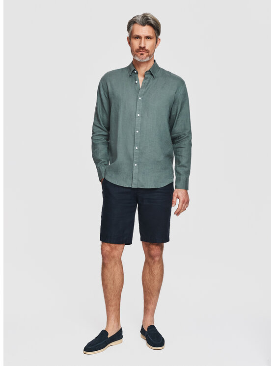 Pako Lorente Pako Lorente Szorty materiałowe P26SF-WS-006 Granatowy Classic Fit