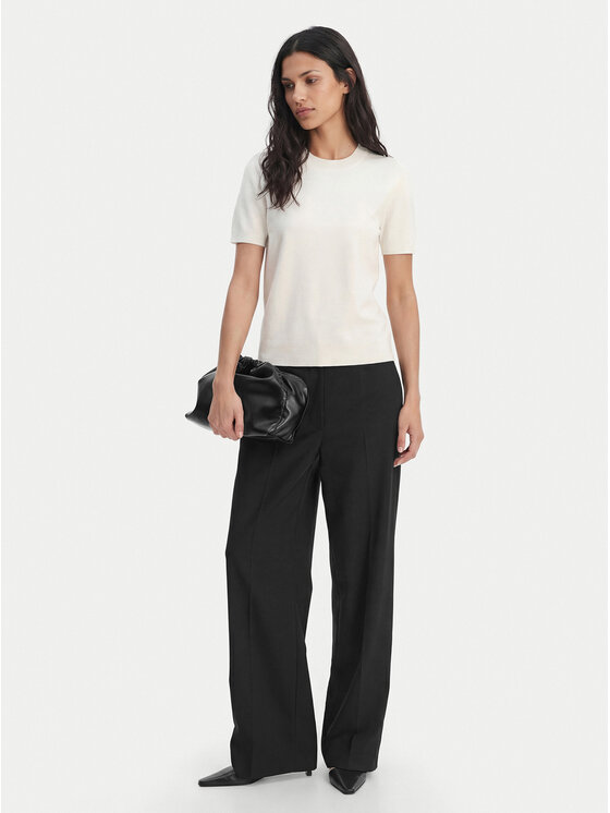 Calvin Klein Calvin Klein Tričko LV147E303G Écru Regular Fit