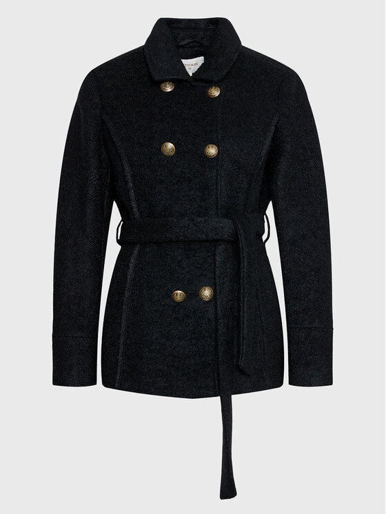 Cappotto di lana Annabell 10610309 Nero Regular