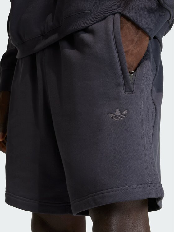 adidas adidas Szorty materiałowe 142531 Szary Regular Fit