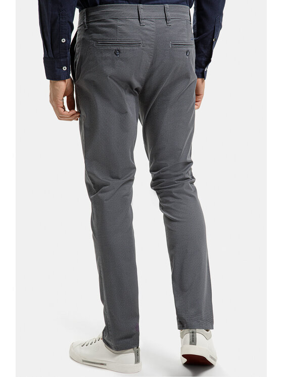 Cross Jeans Cross Jeans Chinosy E 120-243 Szary Regular Fit
