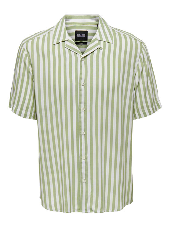 Only & Sons Only & Sons Koszula 22013267 Zielony Regular Fit
