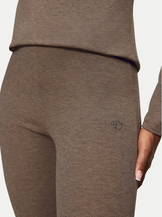 Triumph Triumph Spodnji del pižame Smart Thermal 10221491 Rjava Slim Fit