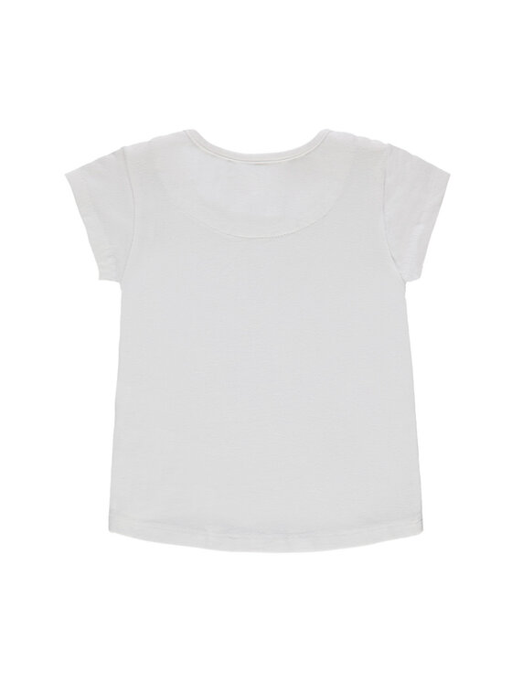 Kanz Kanz T-Shirt 1833013-1000 Biały Basic Fit