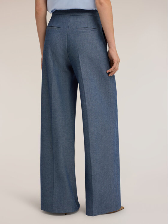 Motivi Motivi Pantaloni di tessuto P04QQ004822N004 Blu Over Fit