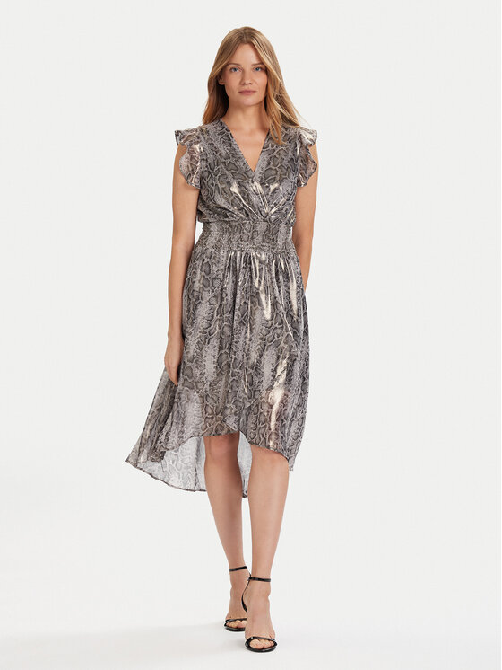 Morgan Morgan Coctailkleid 252-RCOBA.F Silberfarben Regular Fit