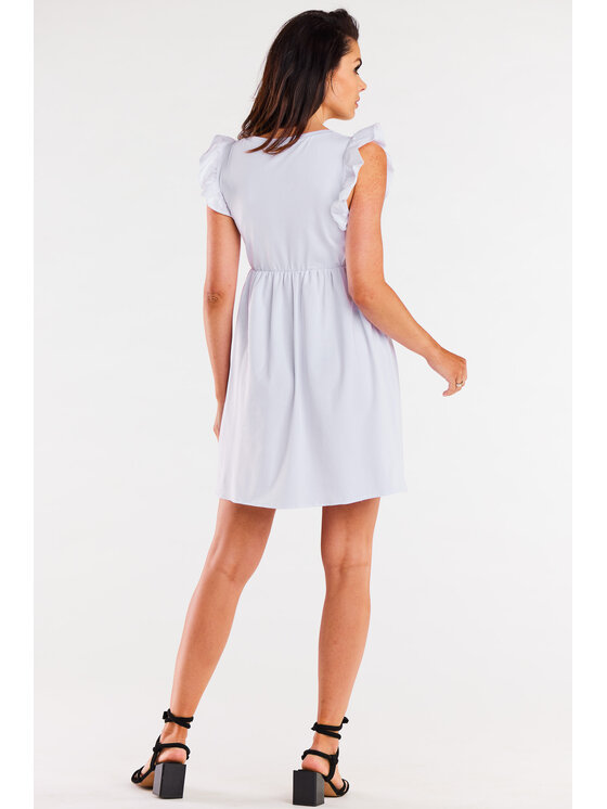 Infinite You Infinite You Sukienka letnia M297 Biały Basic Fit