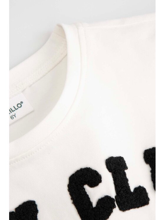 Coccodrillo Coccodrillo T-Shirt ZC4143104AGK-003 Écru Regular Fit