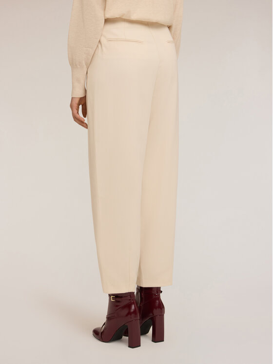 Motivi Motivi Pantaloni di tessuto P082Q004151N011 Écru Regular Fit