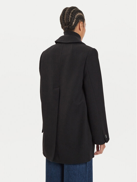 IVY OAK IVY OAK Cappotto di lana Jenna IO119100 Nero Regular Fit