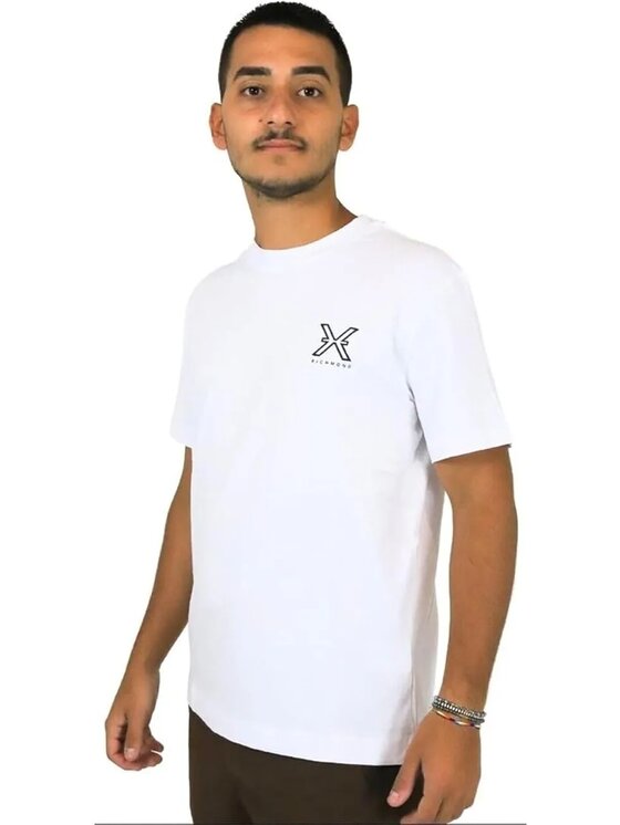 Richmond X Richmond X T-shirt UMA24001TS Bianco Regular Fit