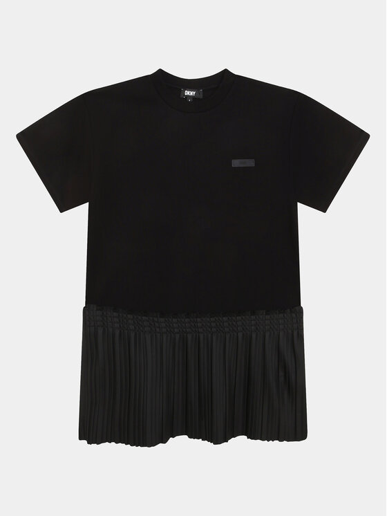 DKNY DKNY Vsakodnevna obleka D32896 D Črna Regular Fit