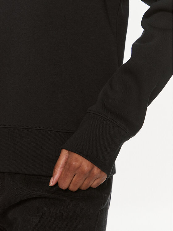 Calvin Klein Calvin Klein Bluză Metallic Micro Logo K20K206960 Negru Relaxed Fit