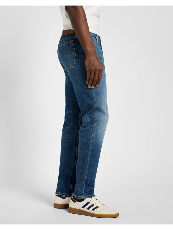 Lee Lee Jeansy RIDER Niebieski Slim Fit