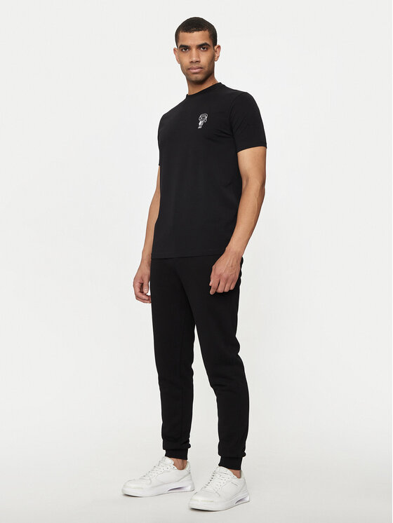 KARL LAGERFELD KARL LAGERFELD T-krekls 755400 Melns Regular Fit