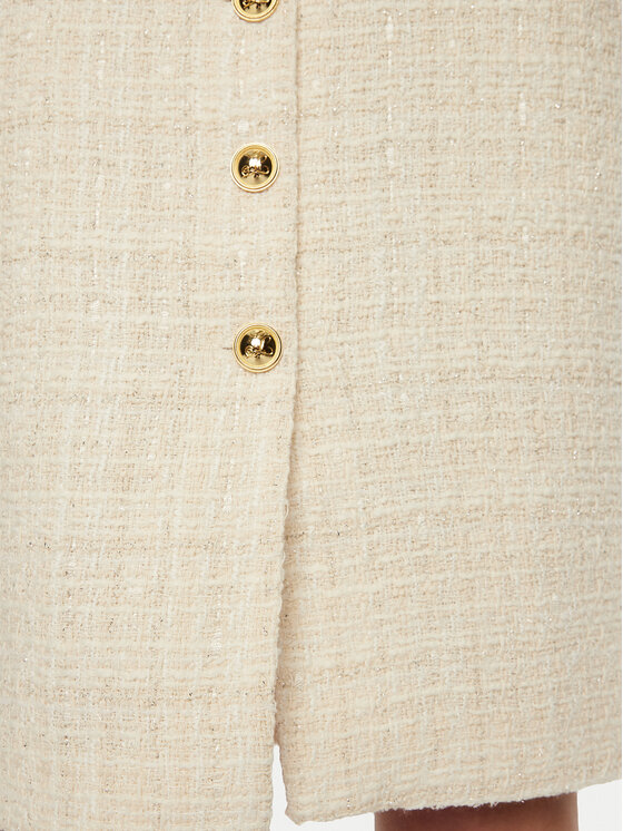 Luisa Spagnoli Luisa Spagnoli Ravno krilo Fettuccia 541489 Écru Regular Fit