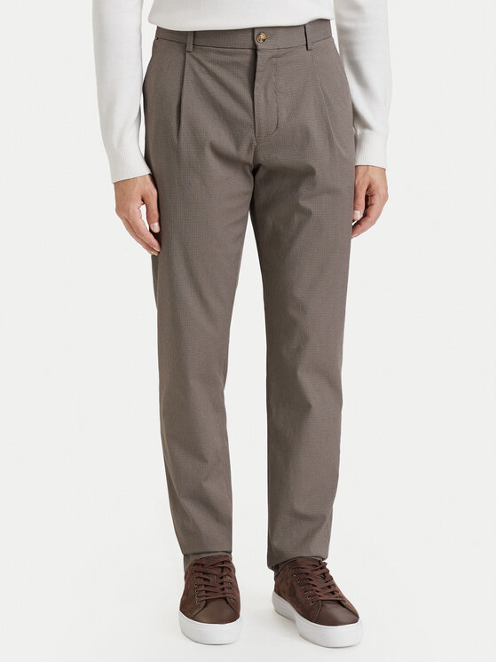 Tommy Hilfiger Tommy Hilfiger Chinos Denton MW0MW44824 Sötét bézs Straight Fit