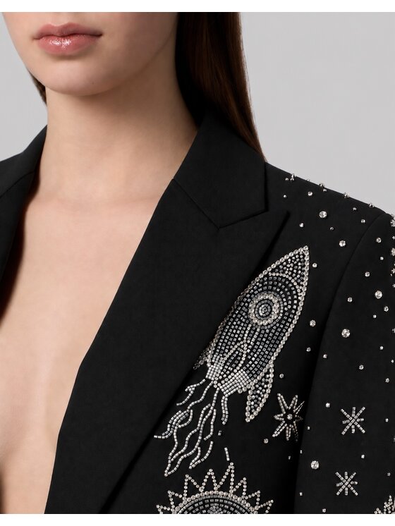 PHILIPP PLEIN PHILIPP PLEIN Sako 31272 Černá Loose Fit