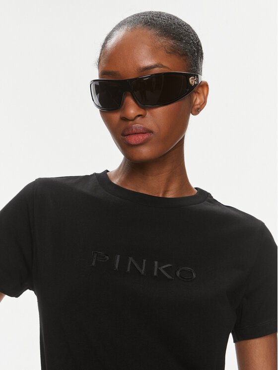PINKO Pinko T-Shirt Start 101752 A1NW Černá Regular Fit