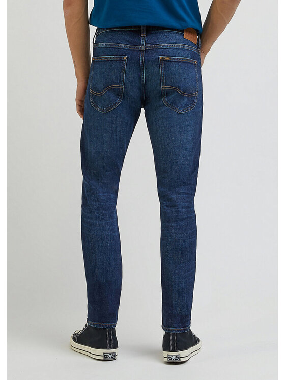Lee Lee Jeansy LUKE Niebieski Slim Fit