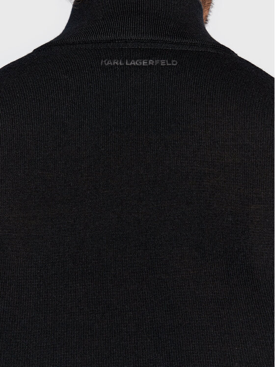 KARL LAGERFELD Pullover 655008 524399 Schwarz Regular Fit | Modivo.de