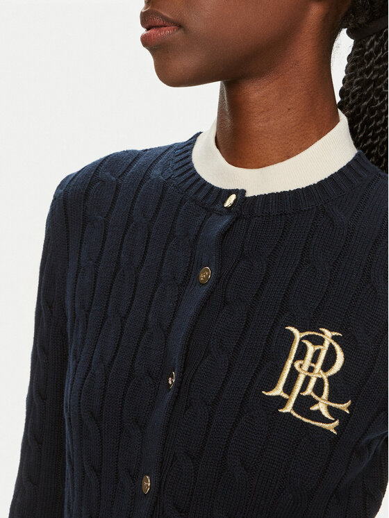 LAUREN RALPH LAUREN Lauren Ralph Lauren Strickjacke 200932225002 Dunkelblau Slim Fit