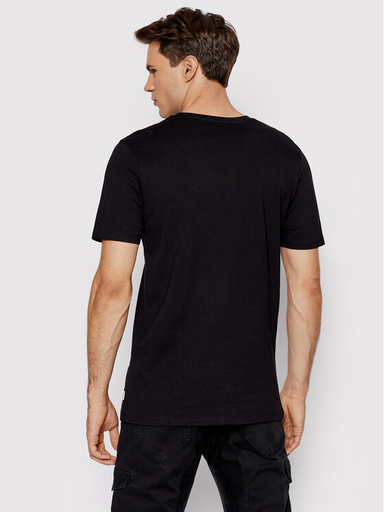 Jack&Jones Jack&Jones Komplekt kahest t-särgist Basic Crew Neck 12133913 Must Regular Fit