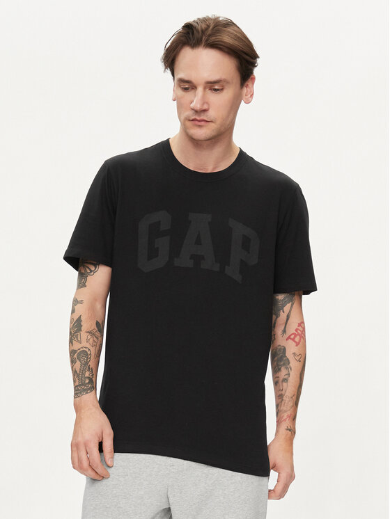 Gap Gap T-Shirt 856659-10 Černá Regular Fit