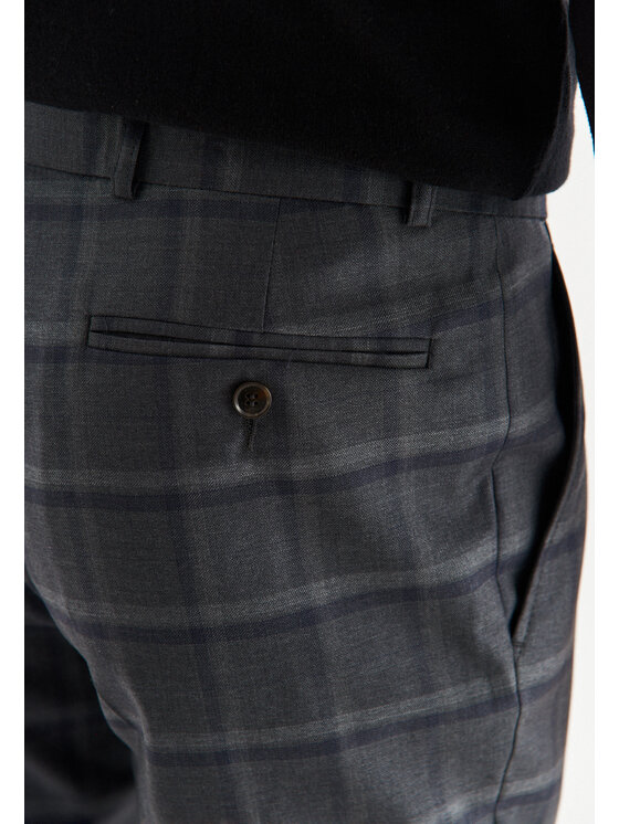 Pako Lorente Pako Lorente Spodnie garniturowe P22WP-6G-032 Szary Slim Fit