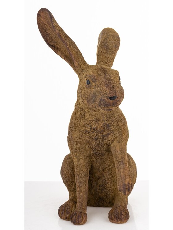 MIAhome MIAhome Figurka siedzący zając HARE Brązowy
