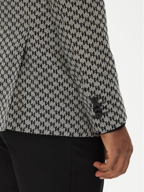 KARL LAGERFELD KARL LAGERFELD Sakko 155106 553115 Grau Regular Fit