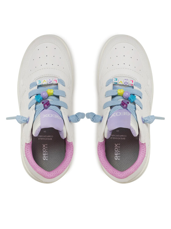 Geox Geox Sneakersy J Washiba J45HXD 0003W C0653 S Biela