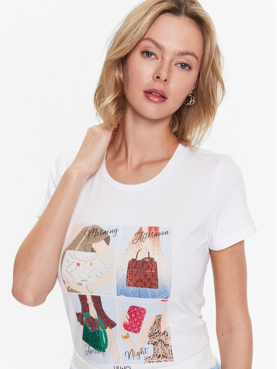 T-shirt WA3392 J5003 Bianco Regular Fit