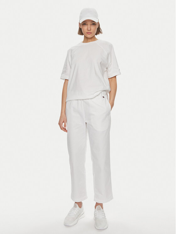 Champion Champion Αθλητικό σορτς 117202 Λευκό Relaxed Fit