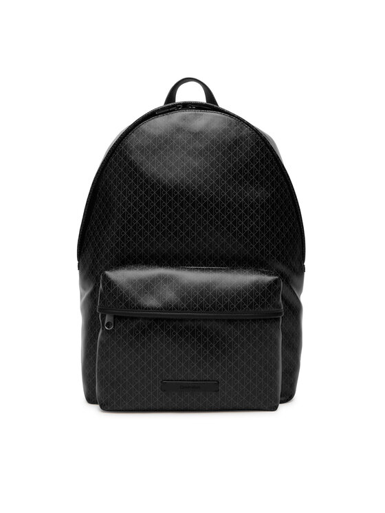 Calvin Klein Calvin Klein Σακίδιο Emblem Aop Coated Backpack LV04D3313G Μαύρο