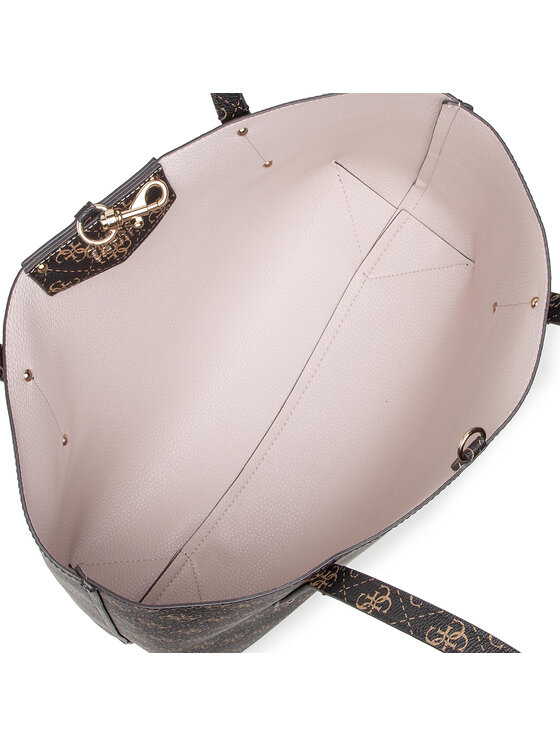 Guess Guess Ročna torba Eco Brenton Tote HWESG8 39023 Rjava