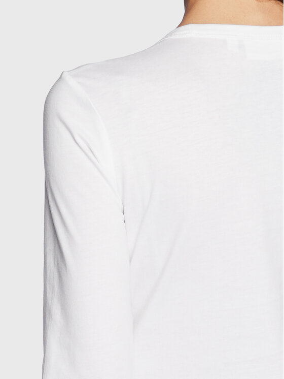 Calvin Klein Calvin Klein Blūze Smooth K20K205337 Balts Regular Fit